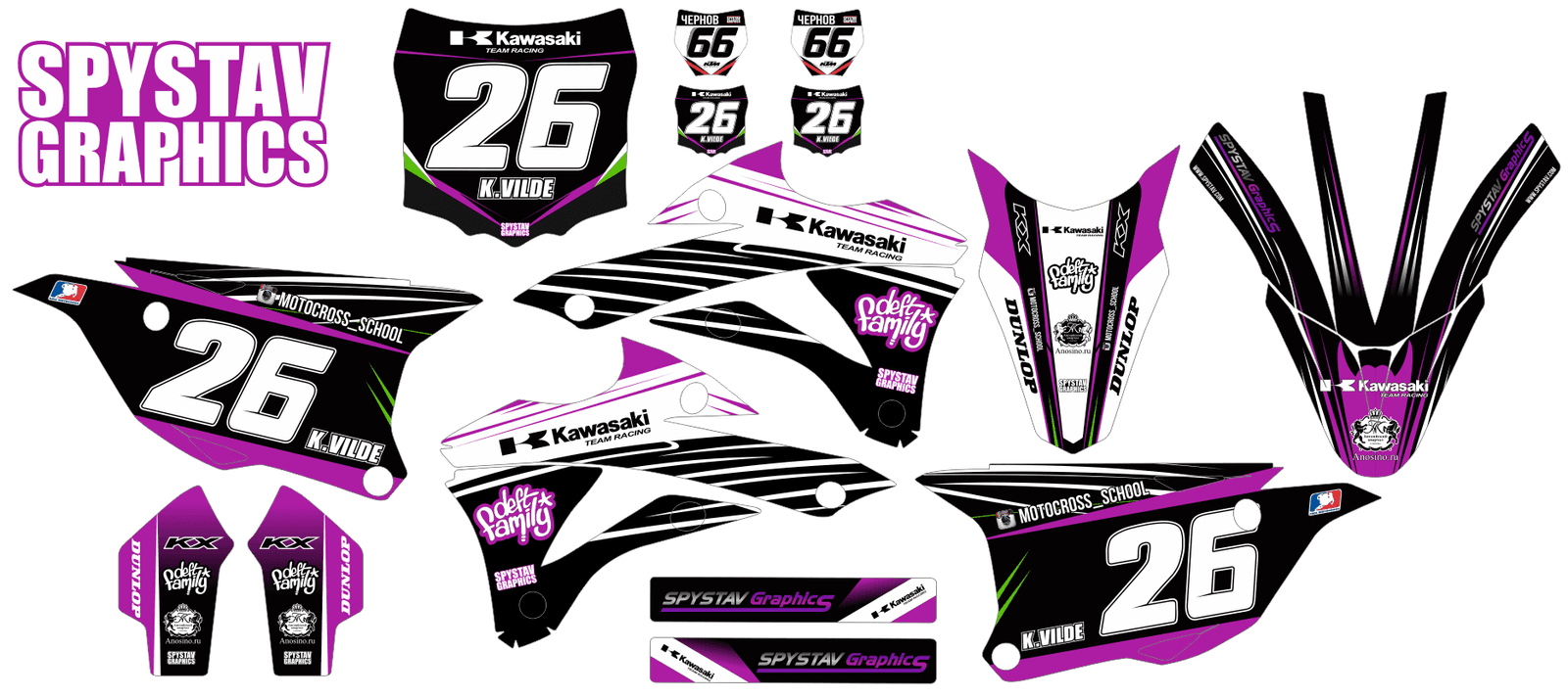 Дизайн №101 — Kawasaki KX85 2016