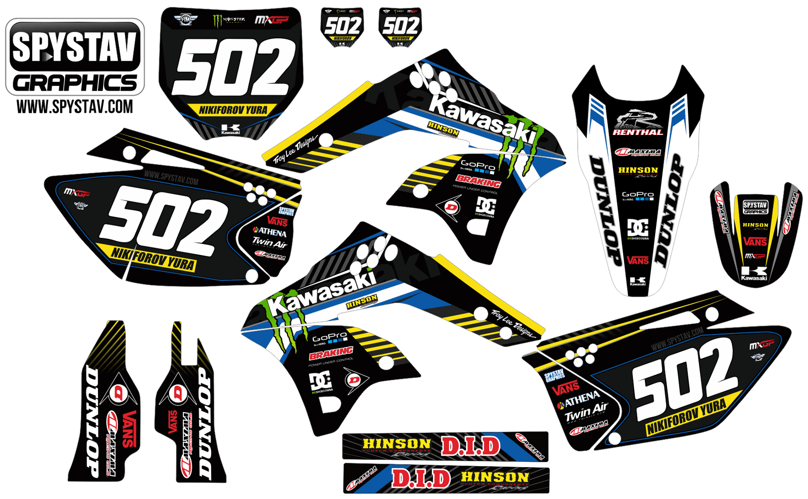 Дизайн №074 — Kawasaki KX250F 2008