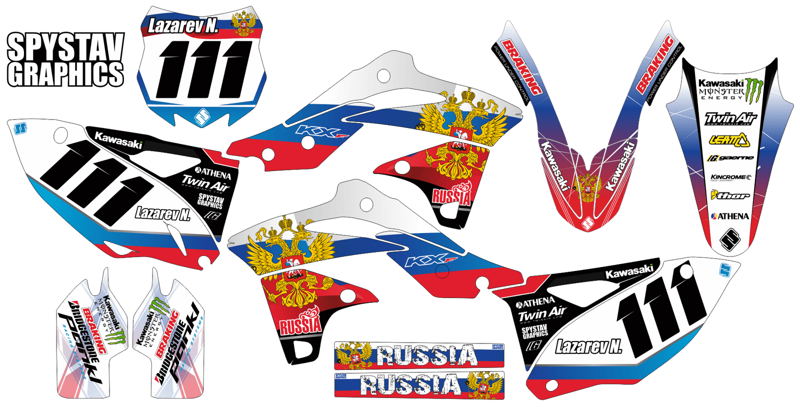 Дизайн №076 — Kawasaki KX250F 2014