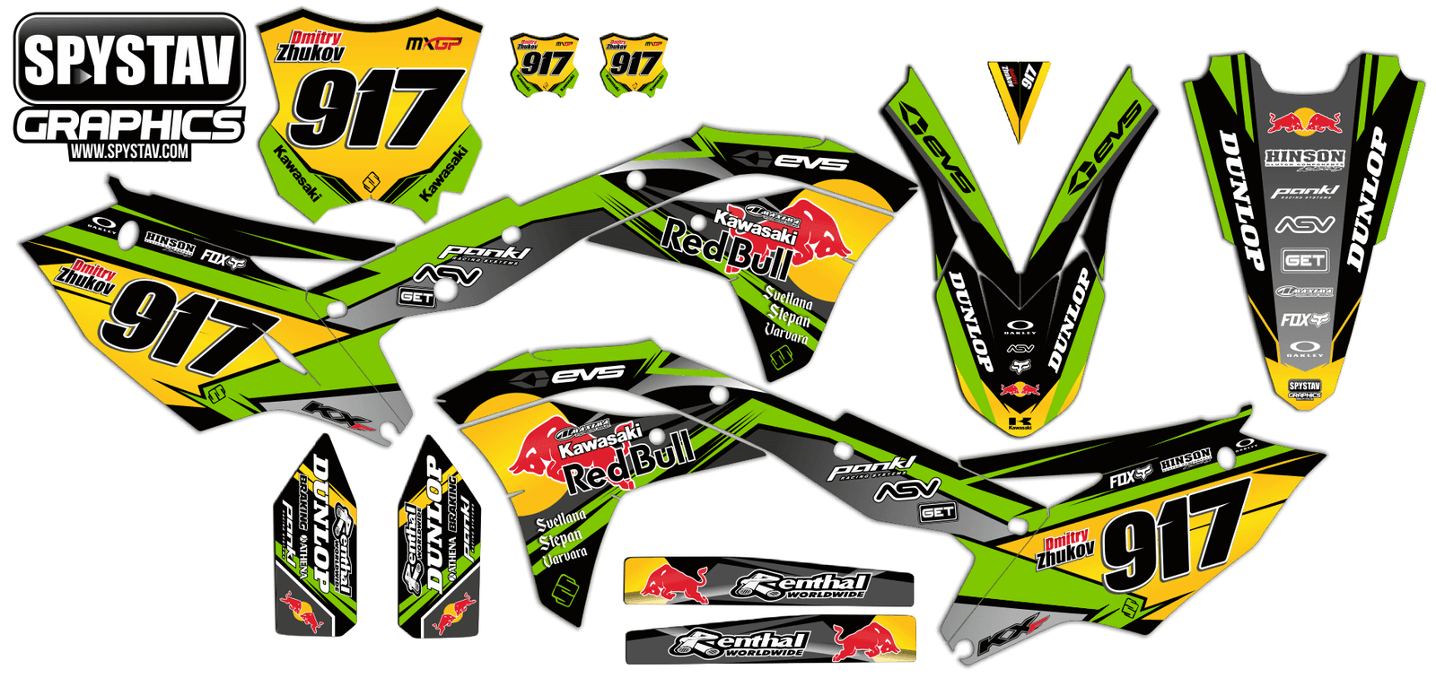 Дизайн №082 — Kawasaki KX250F 2017