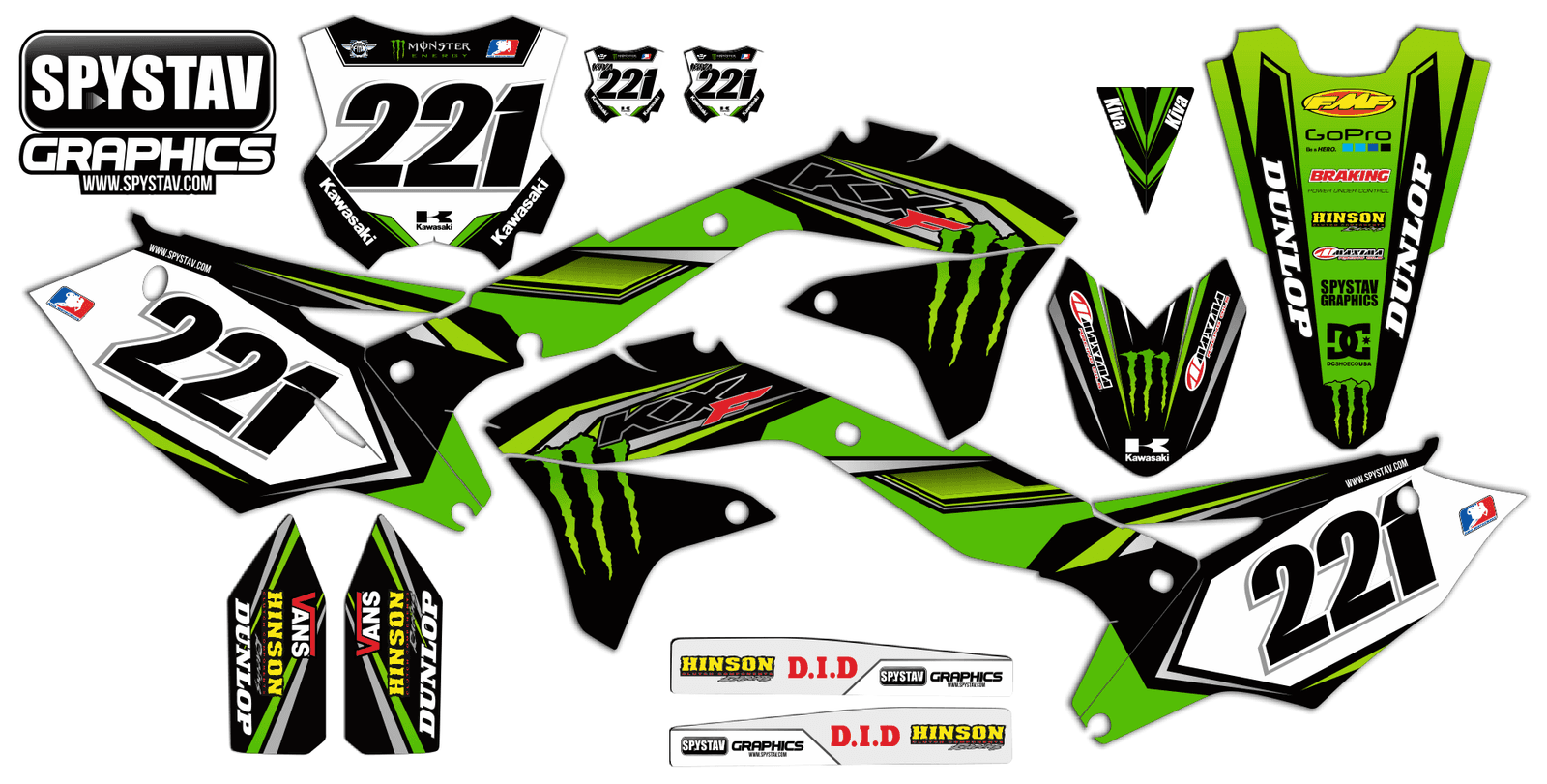 Дизайн №094 — Kawasaki KX450F 2017