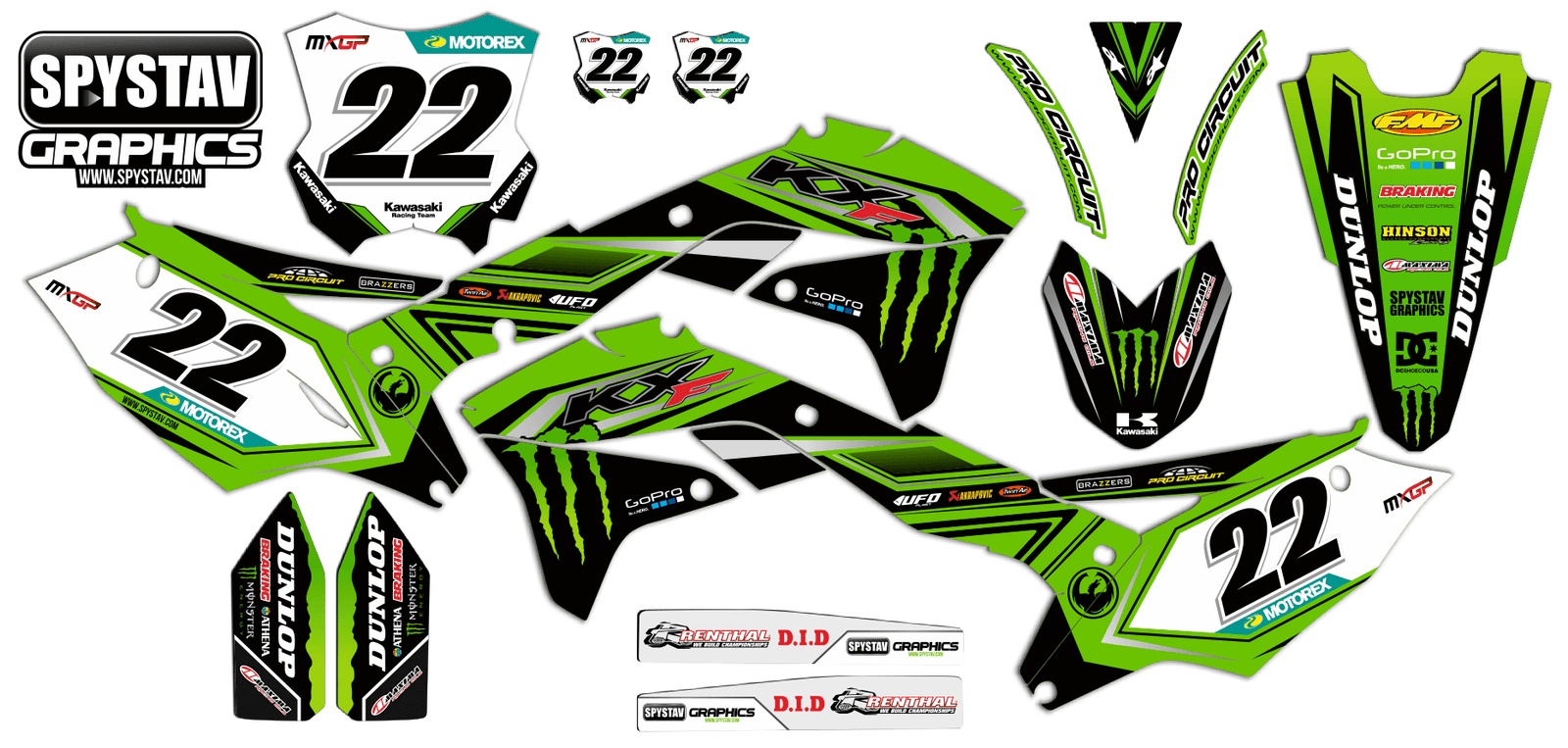 Дизайн №095 — Kawasaki KX450F 2017