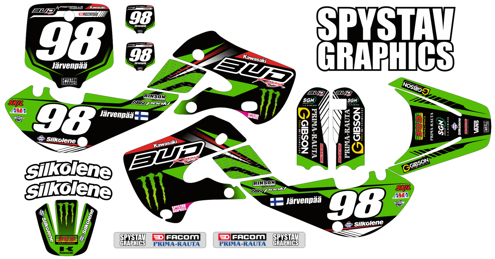Дизайн №098 Jarvenpaa — Kawasaki KX65 2017