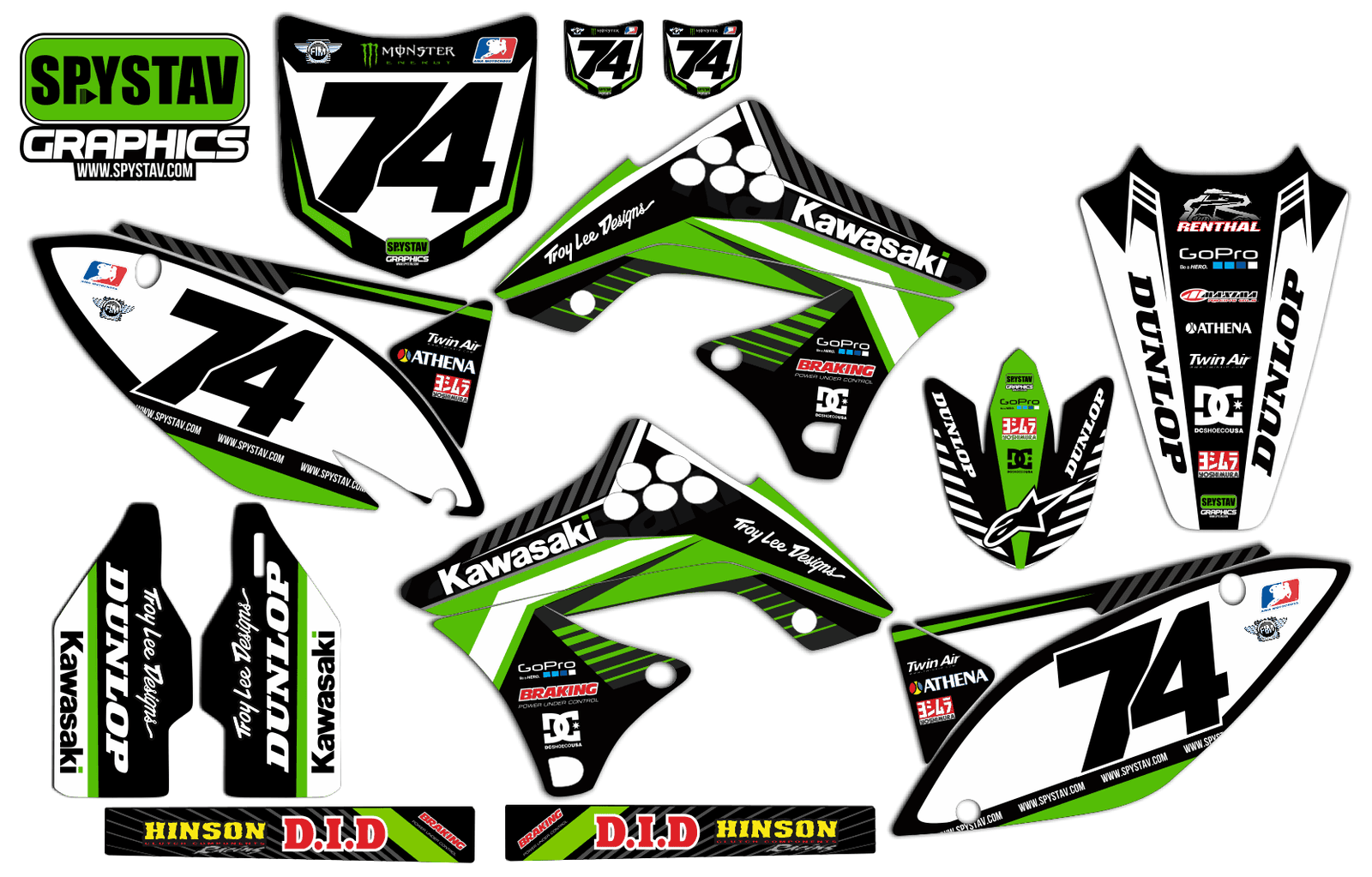 Дизайн №104 — Kawasaki KXF250 2012