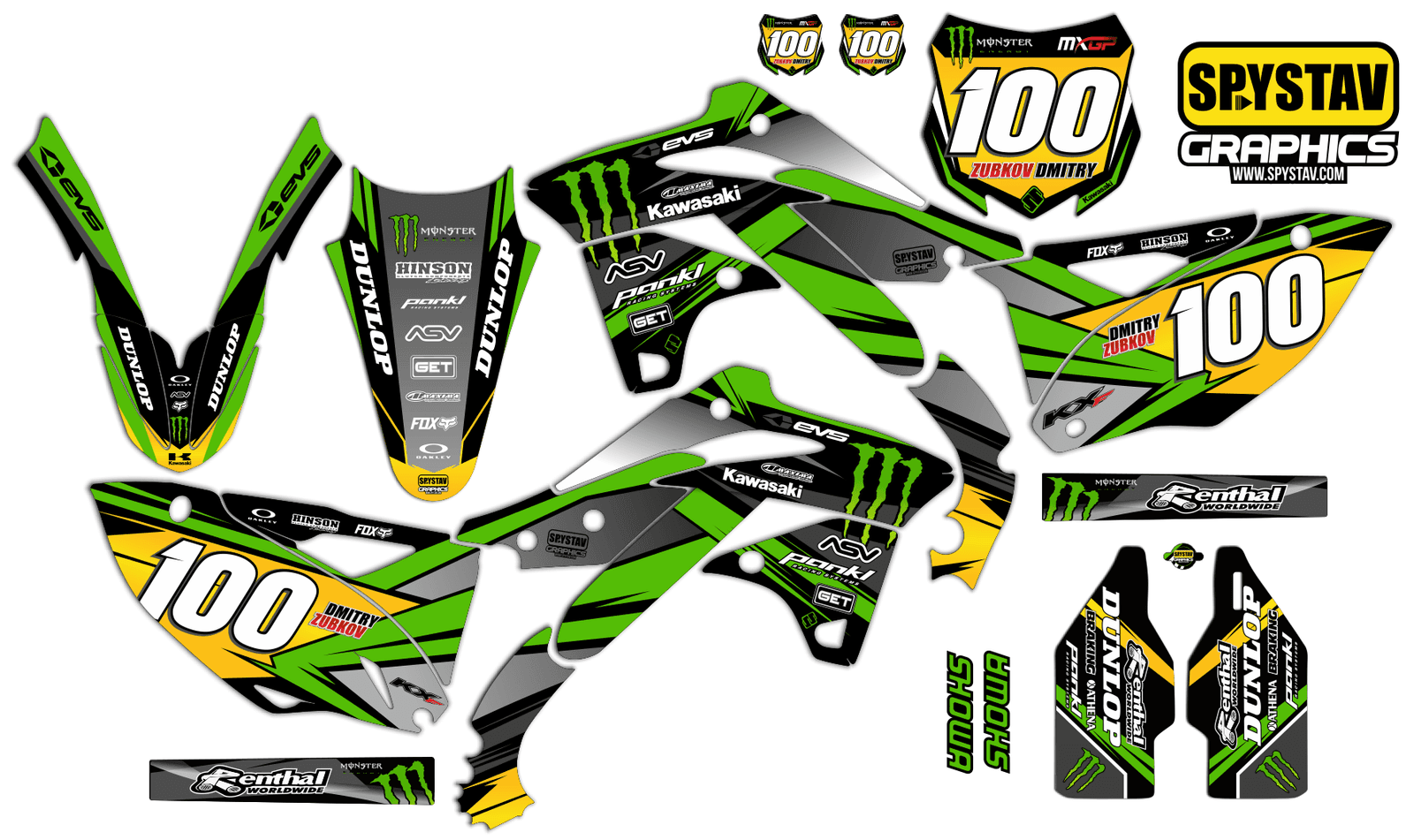 Дизайн №105 — Kawasaki KXF250 2014
