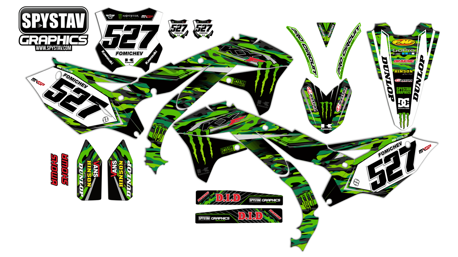 Дизайн №113 — Kawasaki KXF450 2017