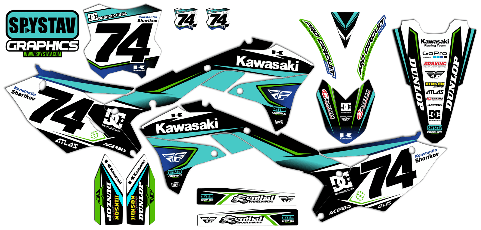 Дизайн №114 — Kawasaki KXF450 2017
