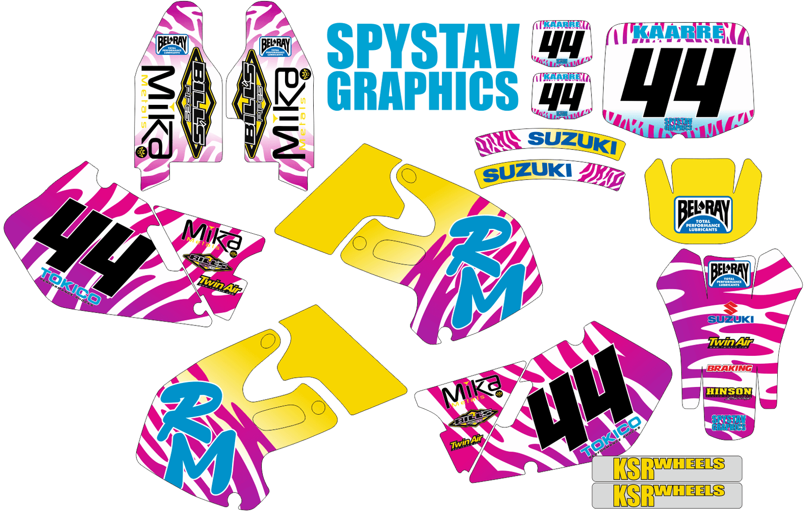 Дизайн №201 Kaarre — Suzuki RM250 2000