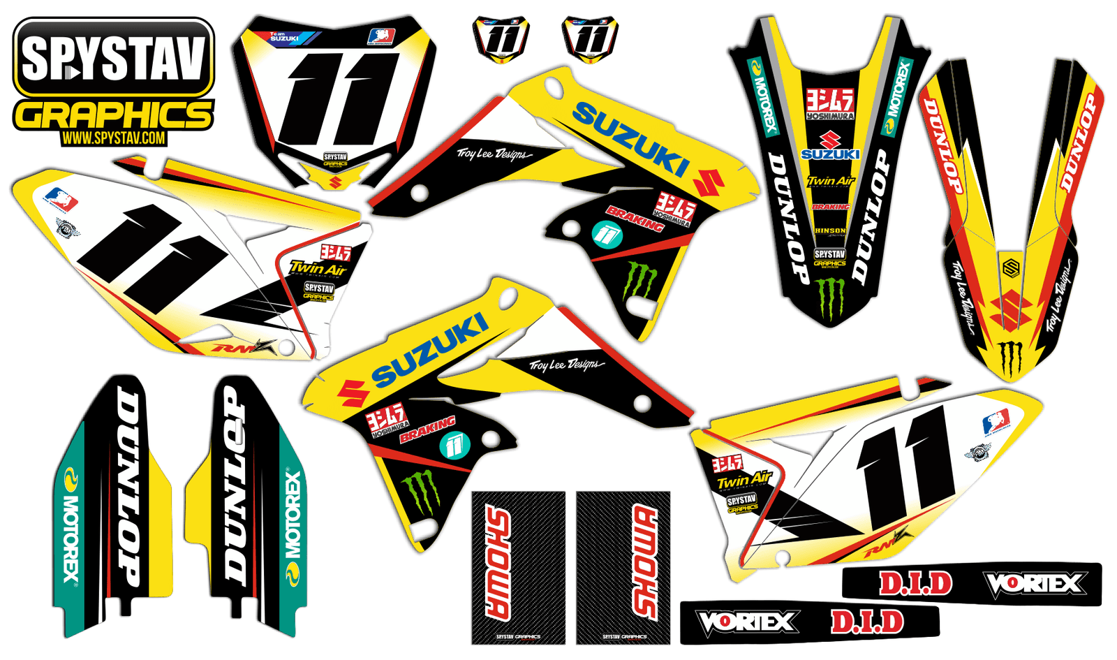 Дизайн №205 — Suzuki RMZ250 2013