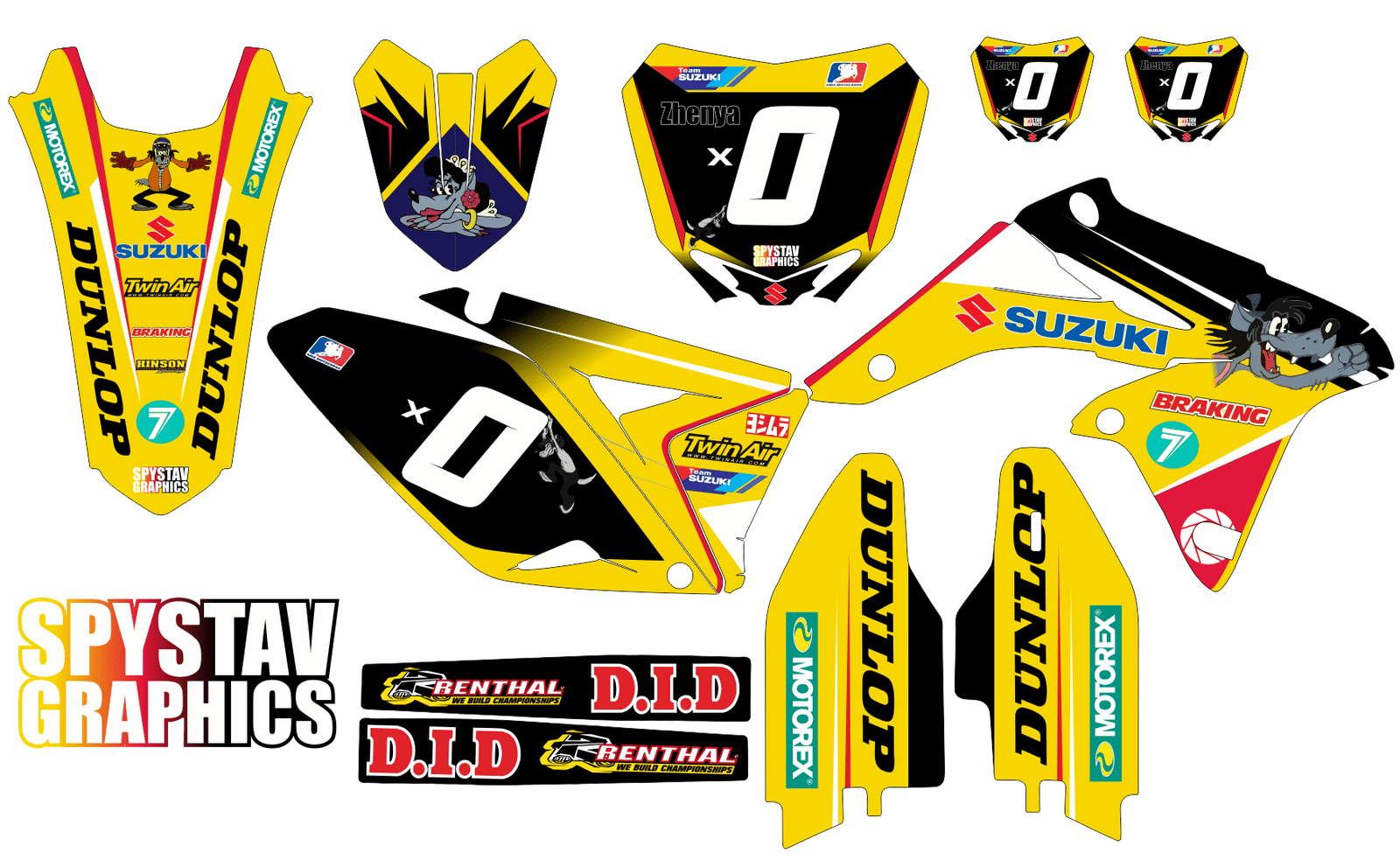 Дизайн №206 — Suzuki RMZ250 2013