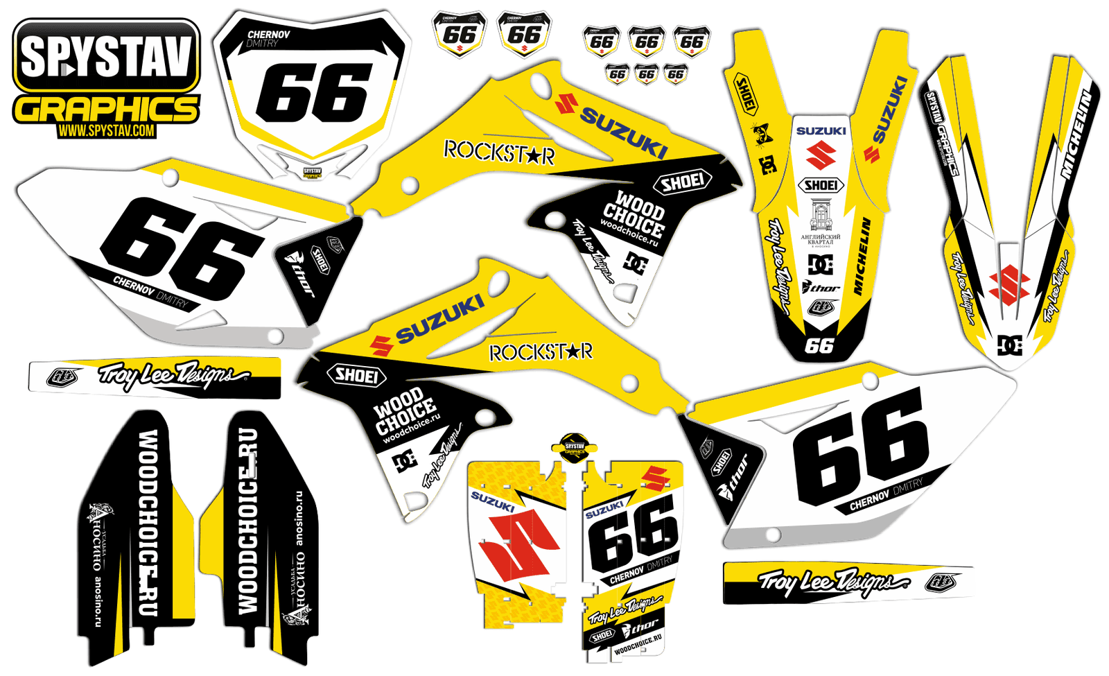 Дизайн №210 — Suzuki RMZ450 2016