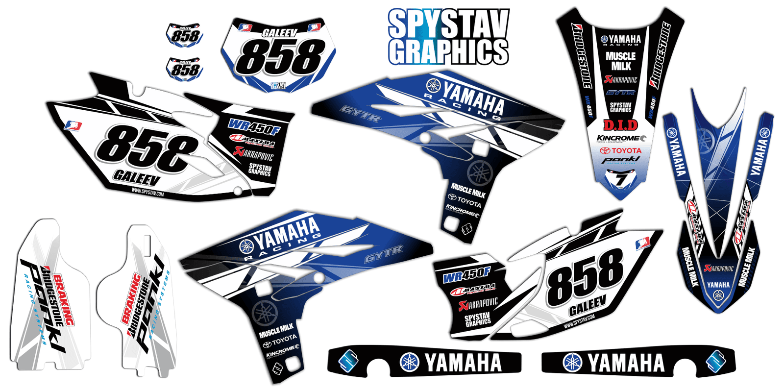Дизайн №222 — Yamaha WR450F 2012