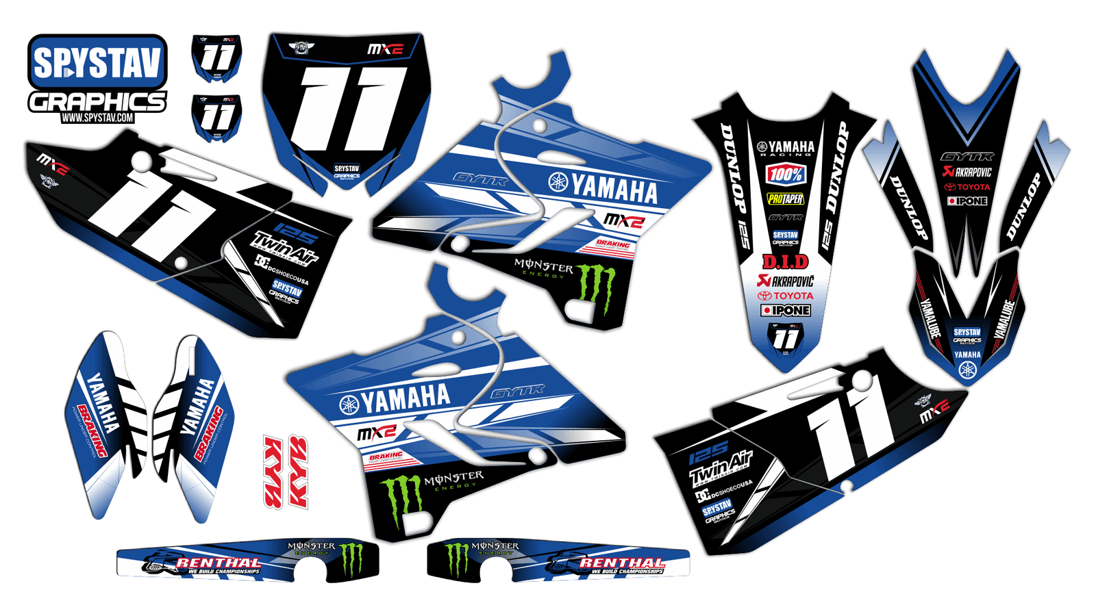 Дизайн №231 — Yamaha YZ125 2018