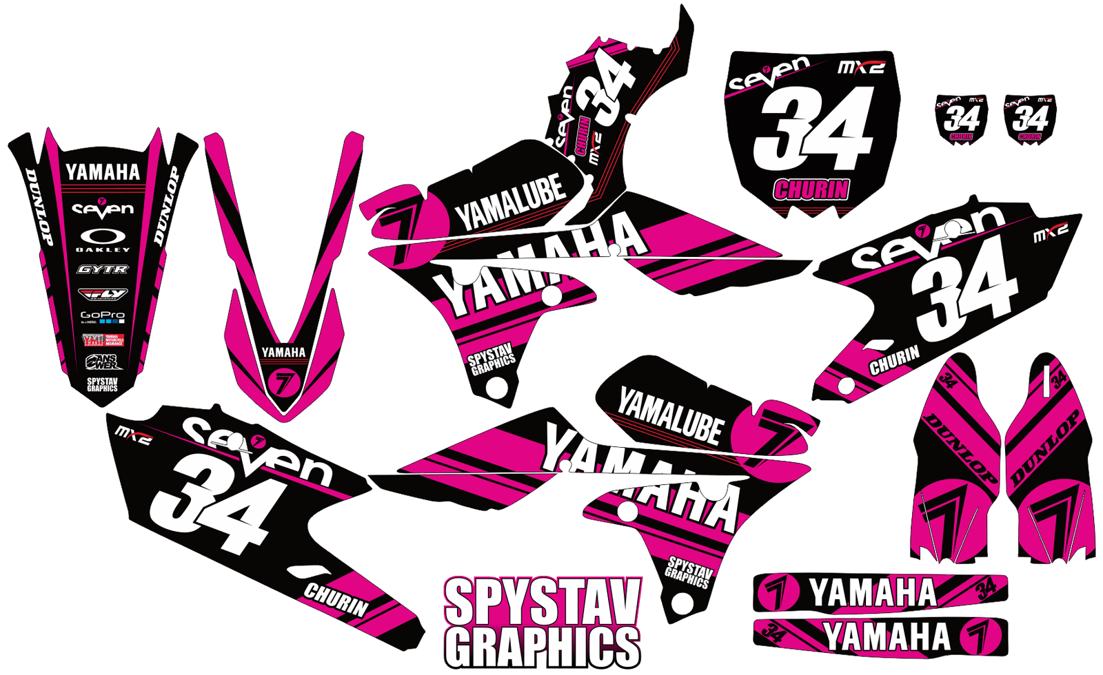 Дизайн №232 Churin — Yamaha YZ250F 2015