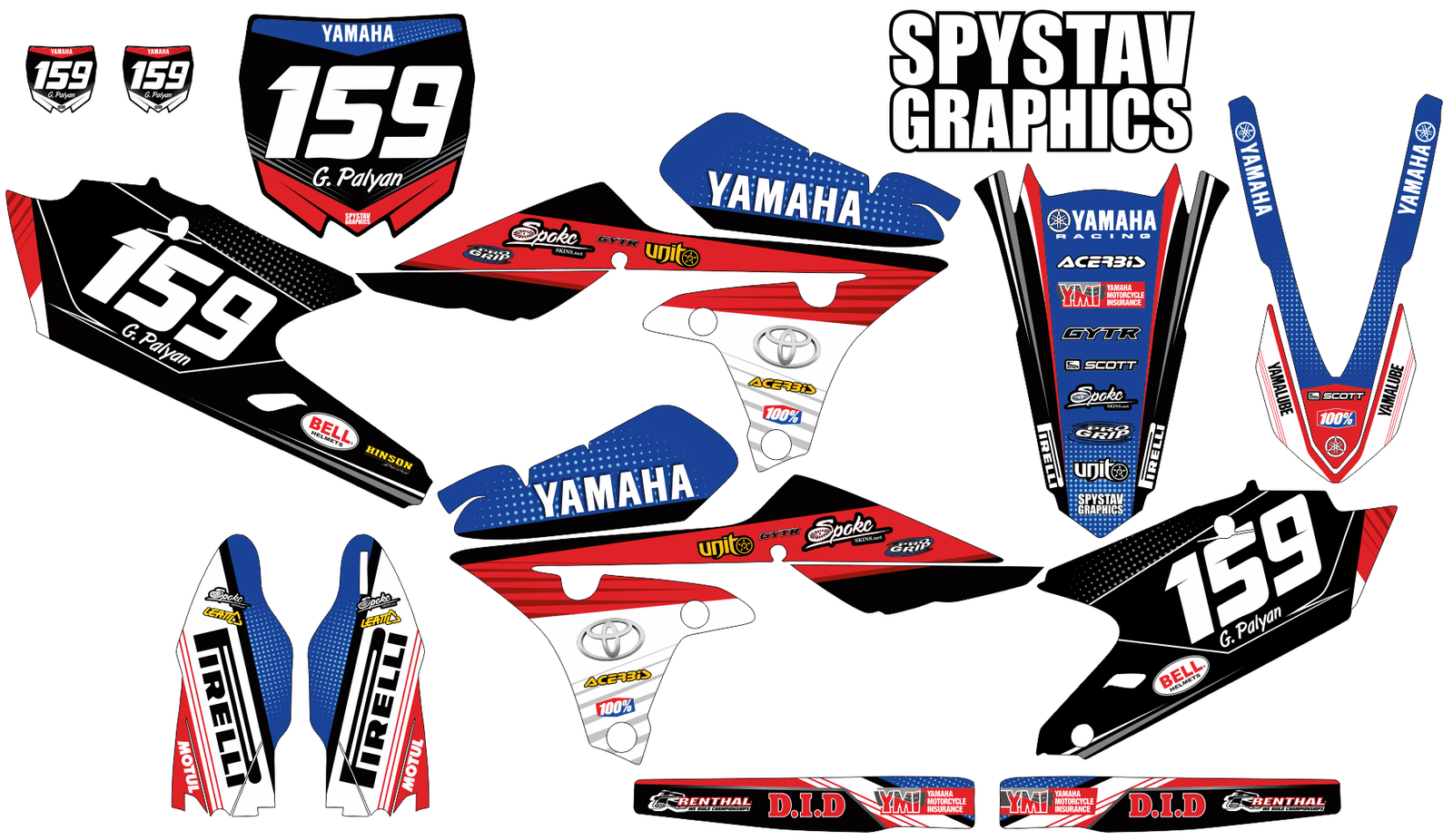 Дизайн №244 — Yamaha YZF250 2016