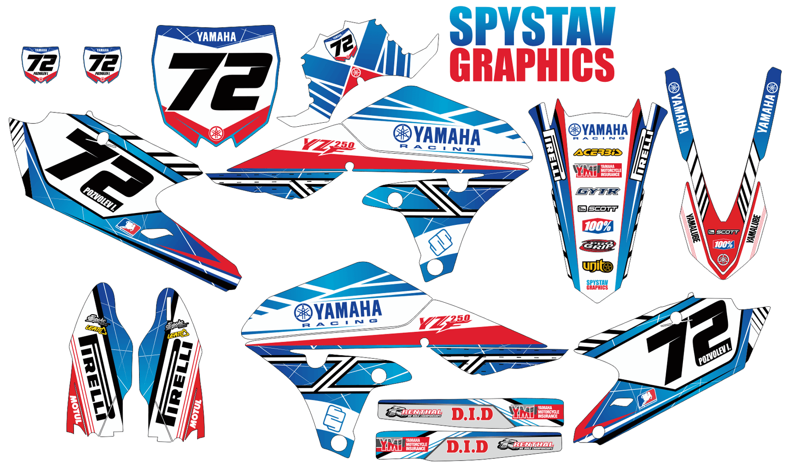 Дизайн №246 — Yamaha YZF250 2016