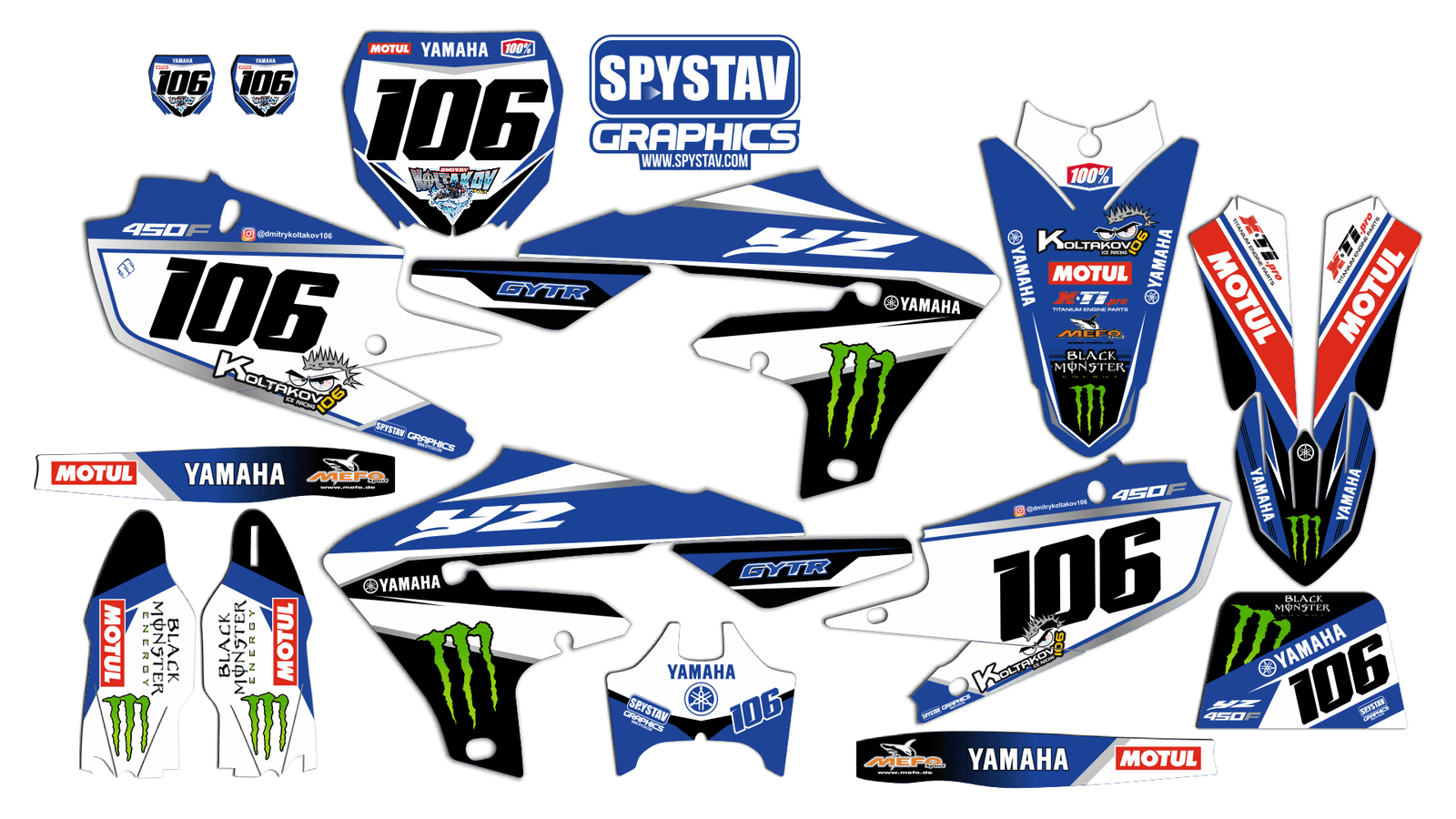 Дизайн №258 — Yamaha YZF450 2018